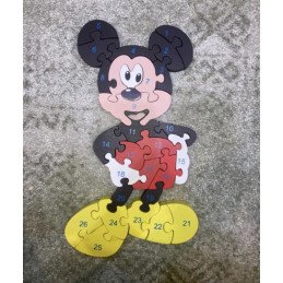 PUZZLE DREWNIANA MYSZ MINNIE